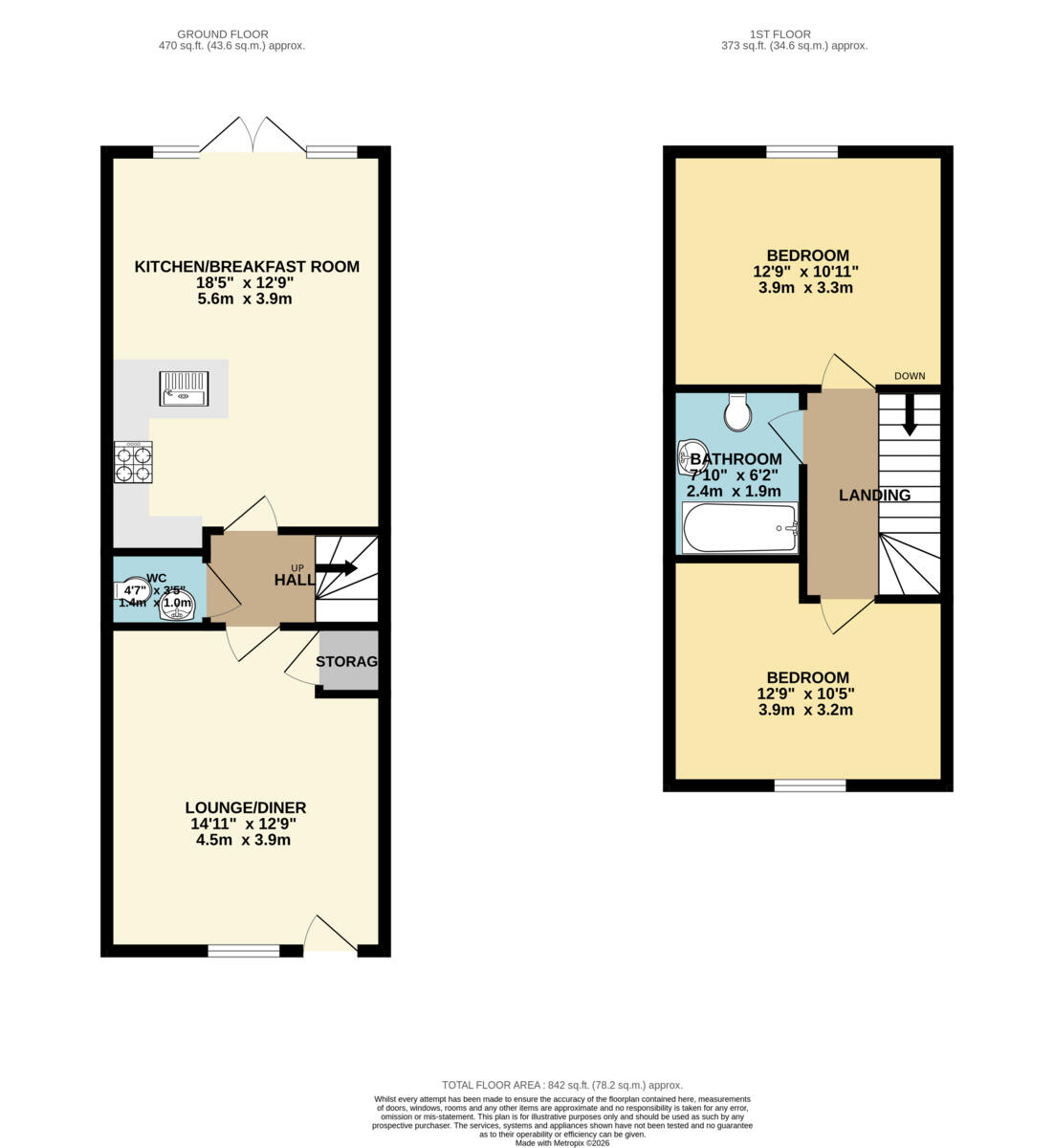 Newlands Close, Shinfield, RG2 floorplan