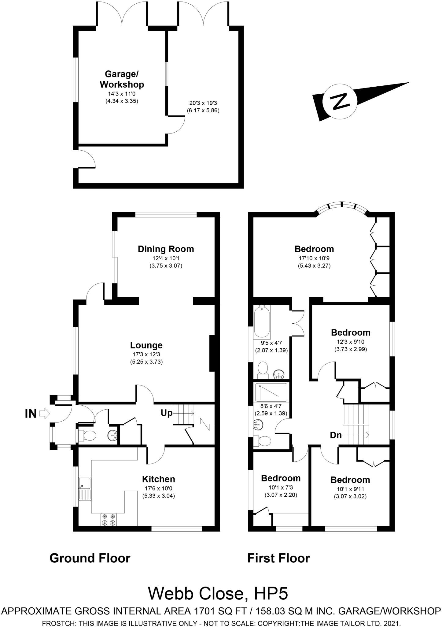 Webb Close, Chesham, Buckinghamshire, HP5 floorplan