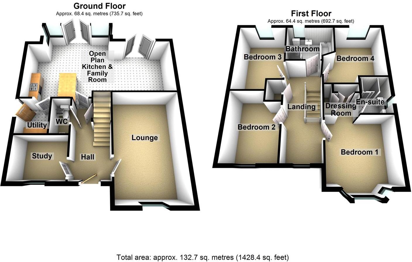 Blackhorse Drive, Market Harborough floorplan