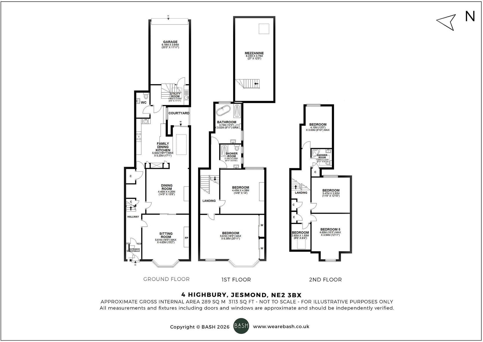 Highbury, Jesmond, NE2 floorplan