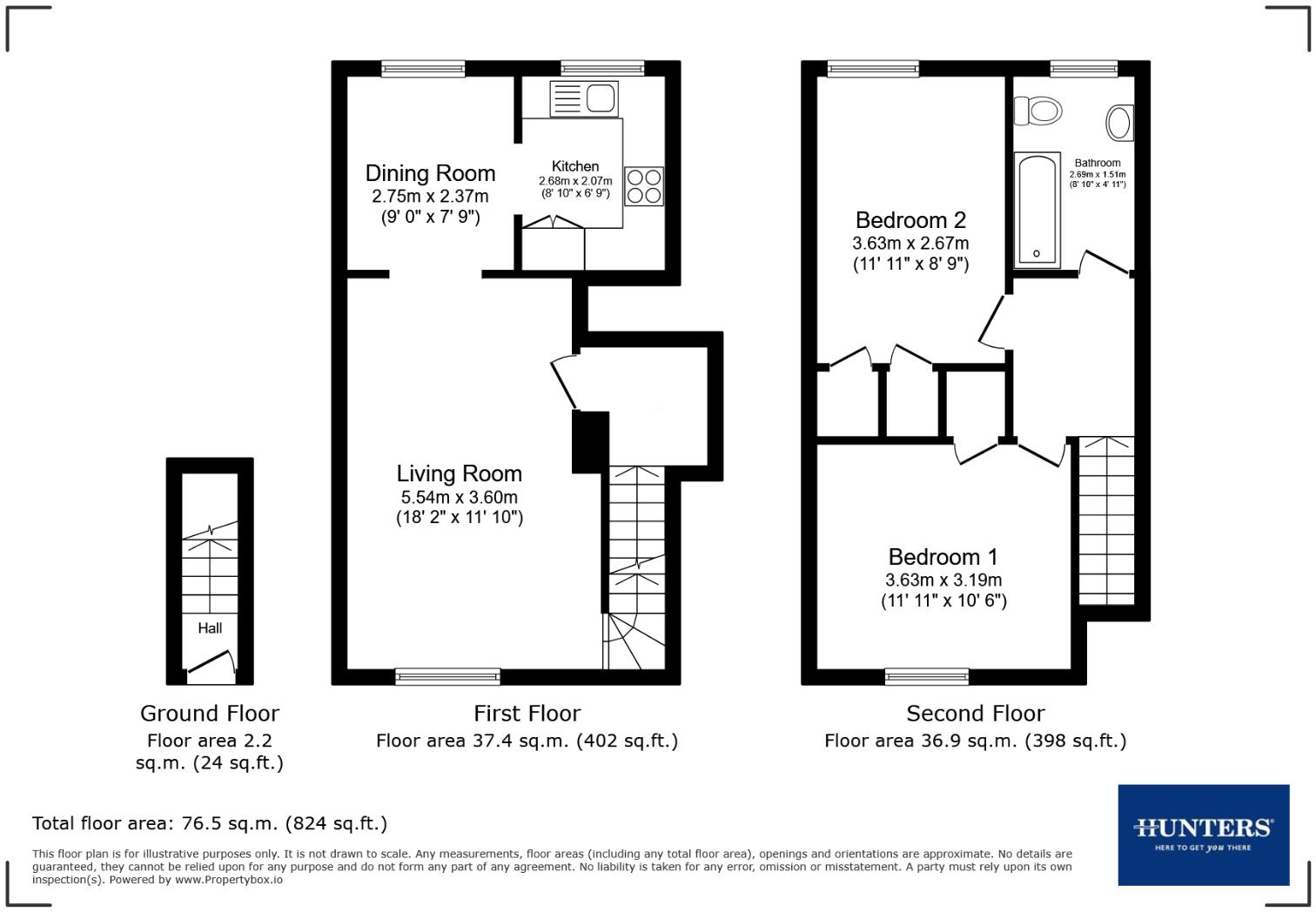 Whitley Wood Road, Reading floorplan