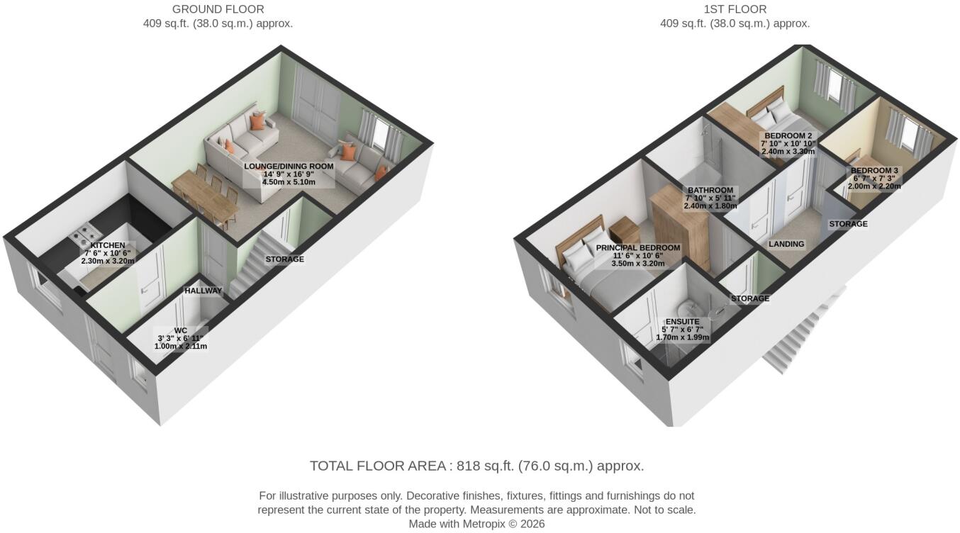 Chestnut Drive, Thorpe Willoughby, Selby, YO8 floorplan