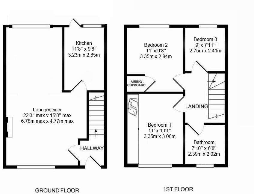 Heol Caerlan, Beddau CF38 2HT floorplan