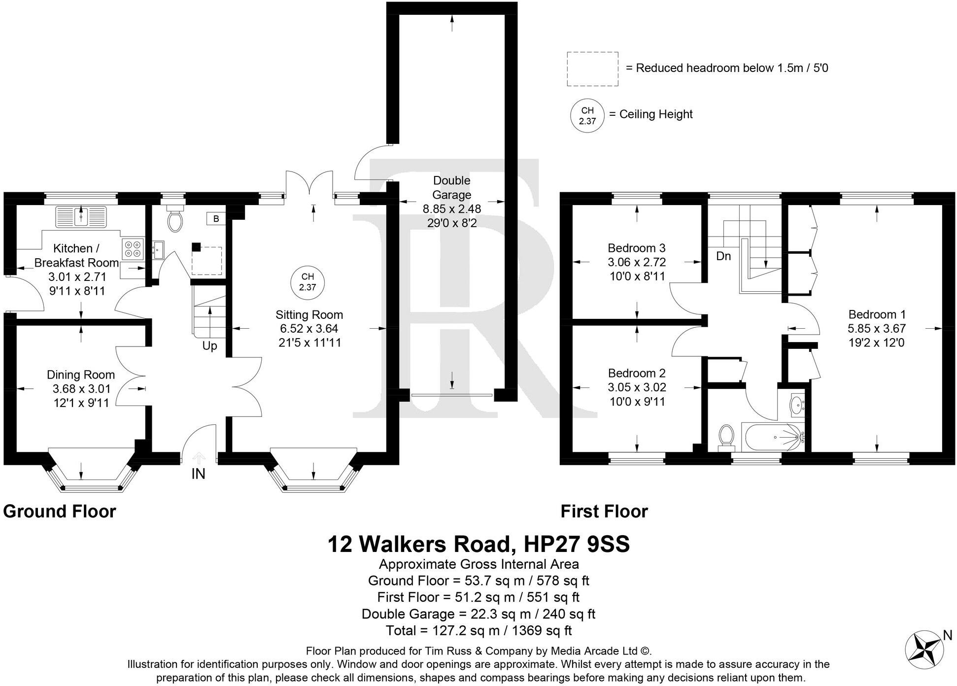 Walkers Road, Longwick, HP27 floorplan