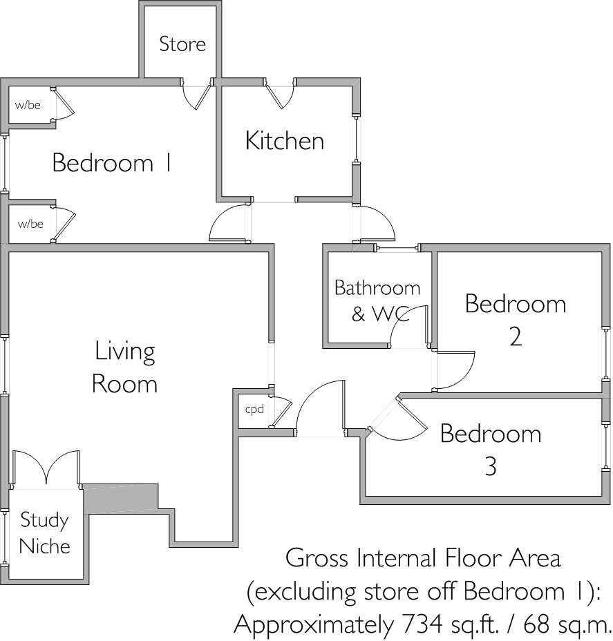 Spriggs Oak, Epping floorplan