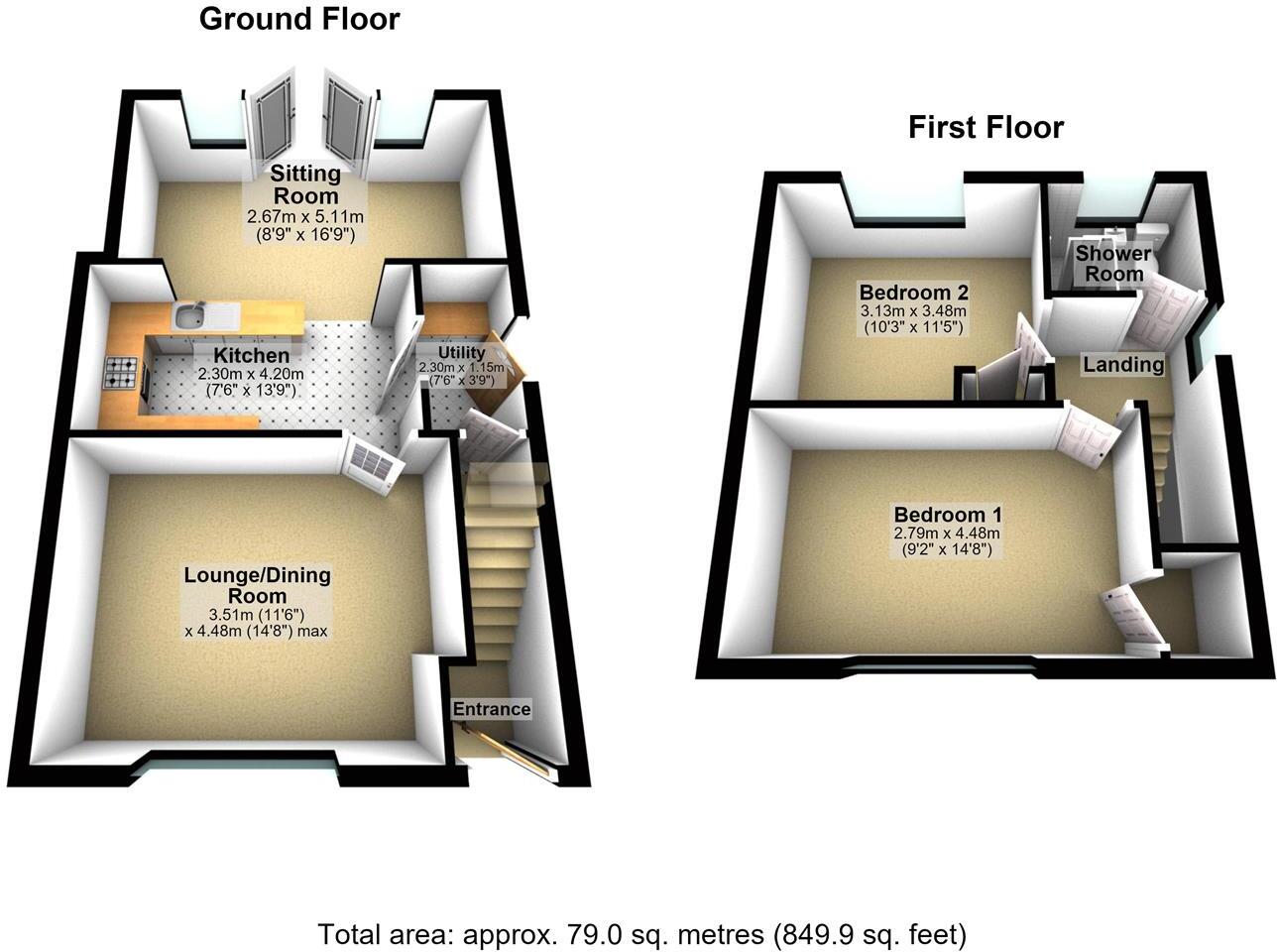 The Drive, Kippax, Leeds floorplan