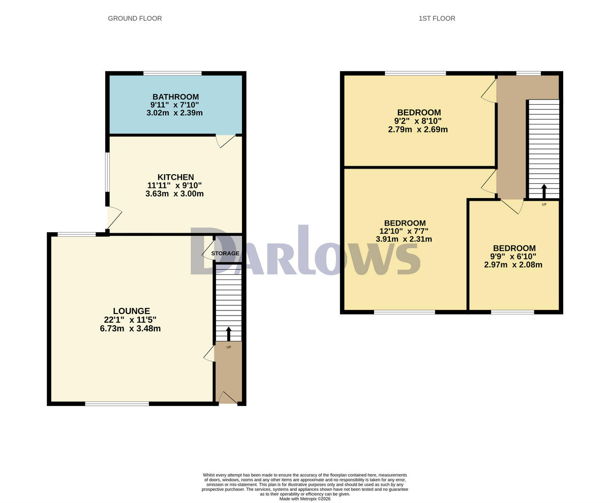 Royal Cottage, Maerdy, Ferndale CF43 floorplan