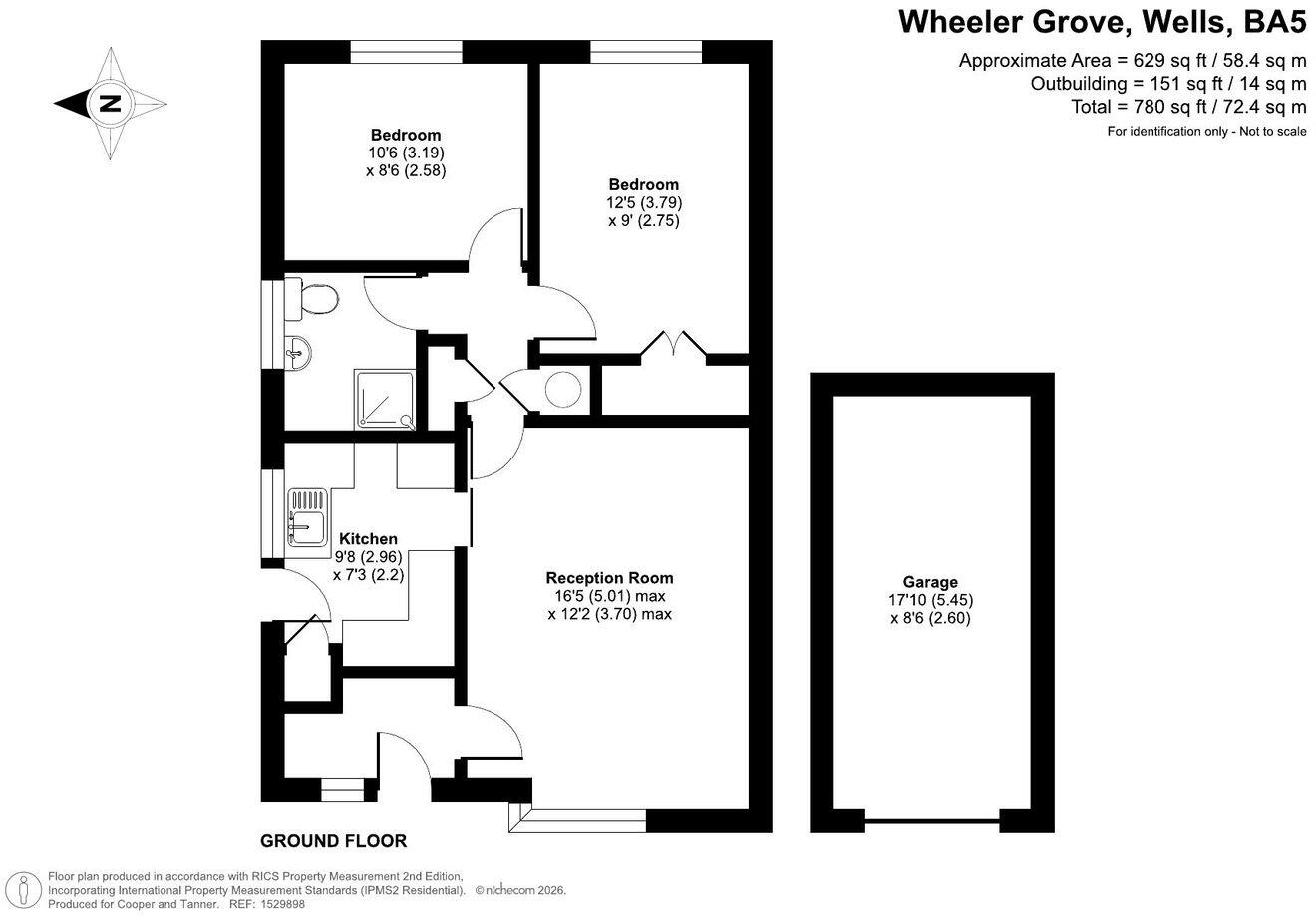 Wheeler Grove, Wells, BA5 floorplan