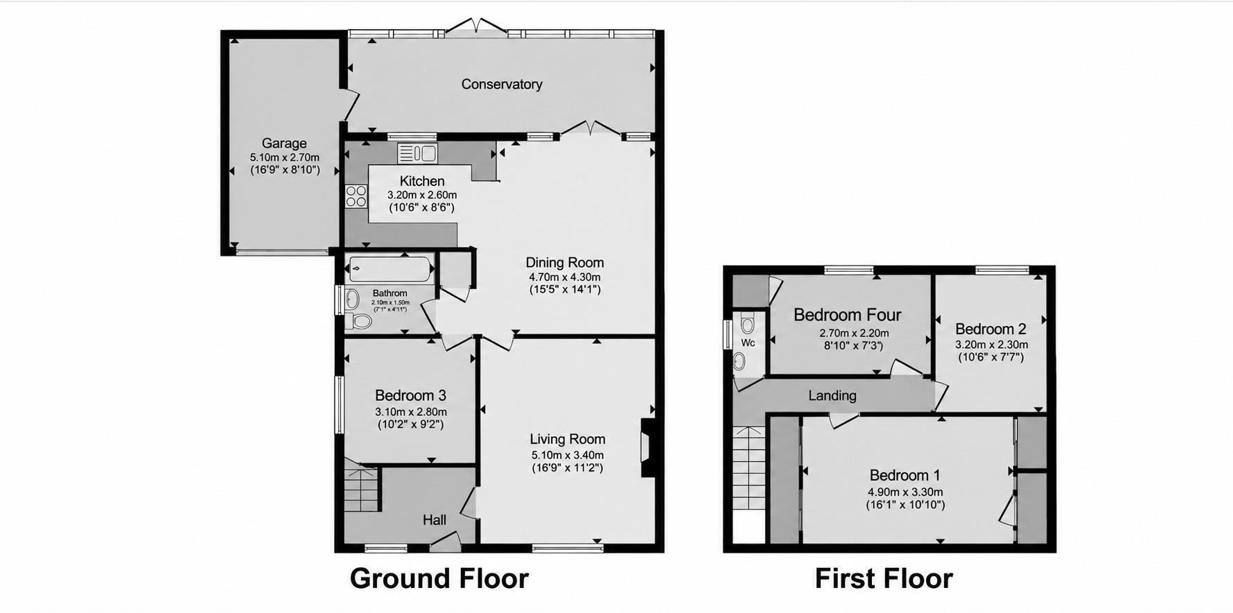 Wren Close, Leigh On Sea floorplan