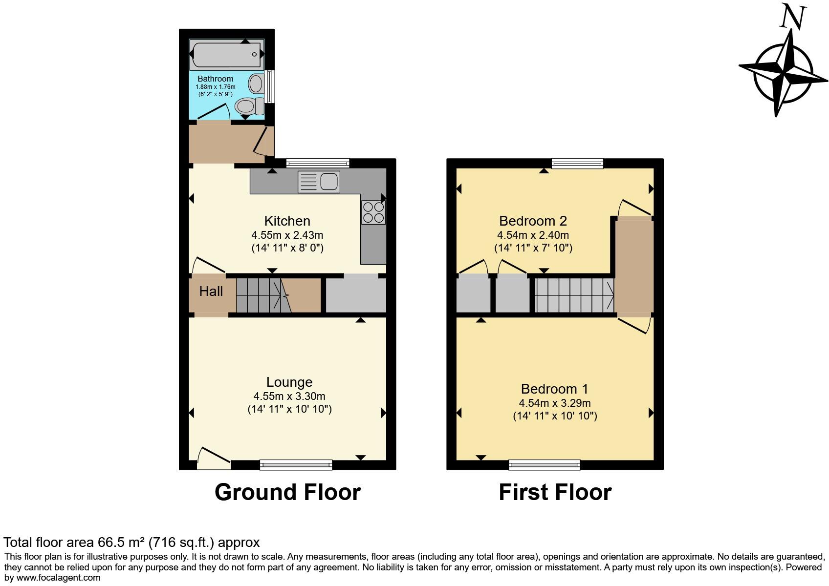 Chesil Cottages, Nottingham, NG8 floorplan