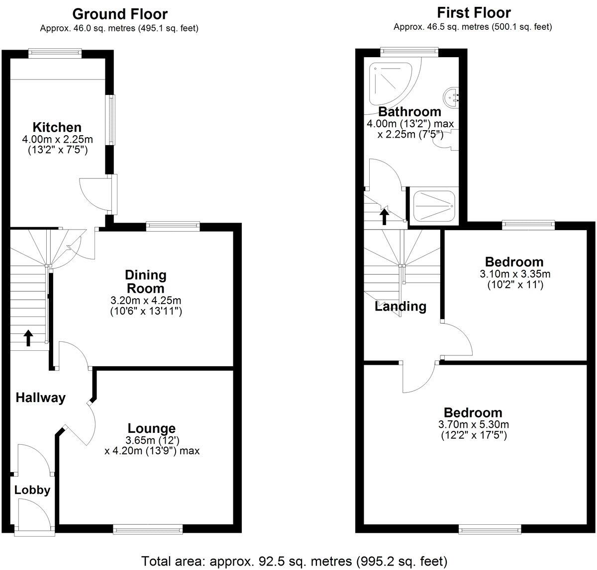 Chirnside Terrace, Stanley, Durham, DH9 floorplan