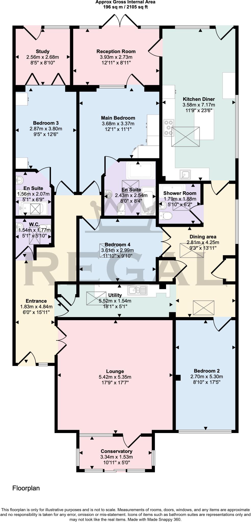 Paddocks, Ringwood Road, Ferndown, BH22 floorplan