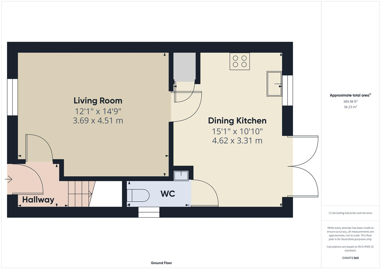 Rea View, Cleobury Mortimer floorplan