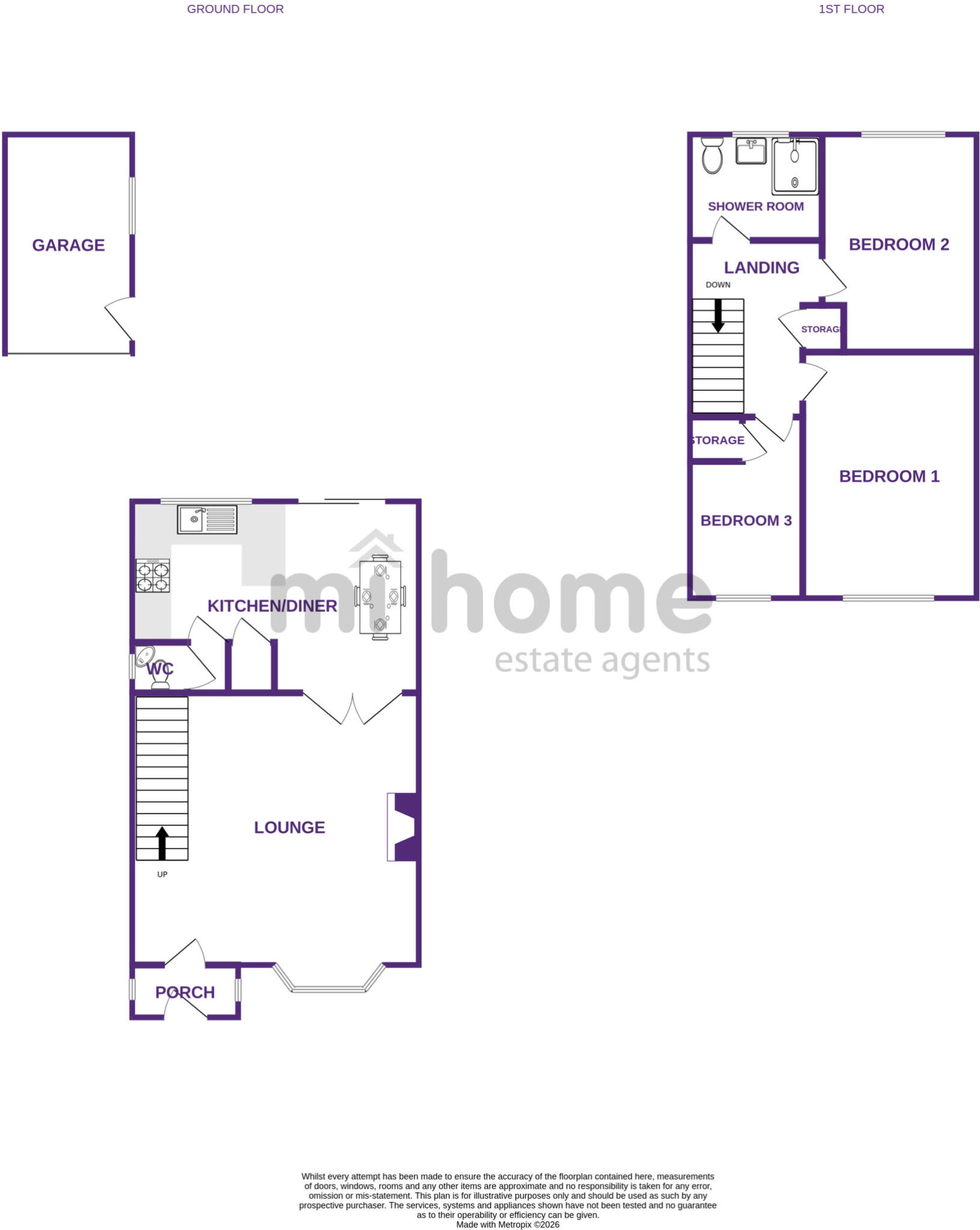 Central Avenue, Wesham, Preston, PR4 floorplan