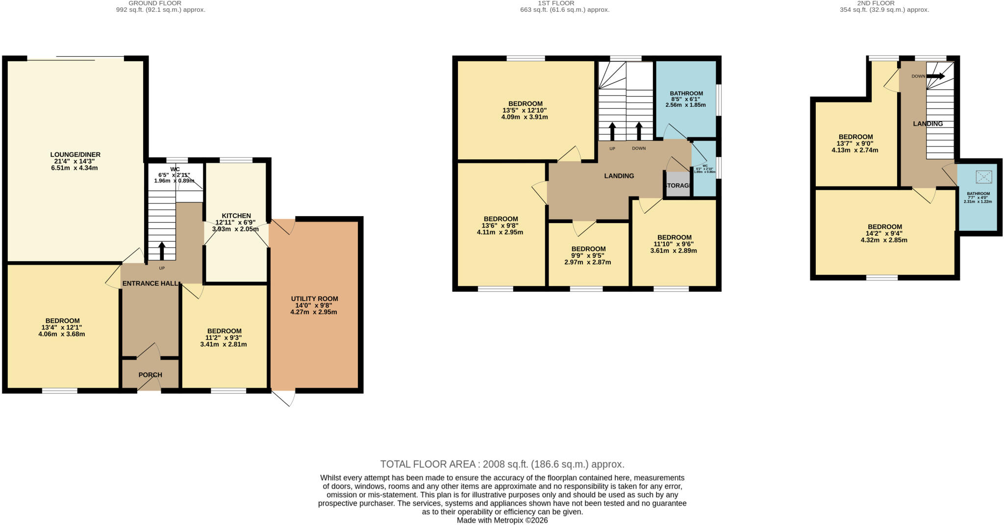 Egerton Road, Bournemouth, Dorset, BH8 floorplan