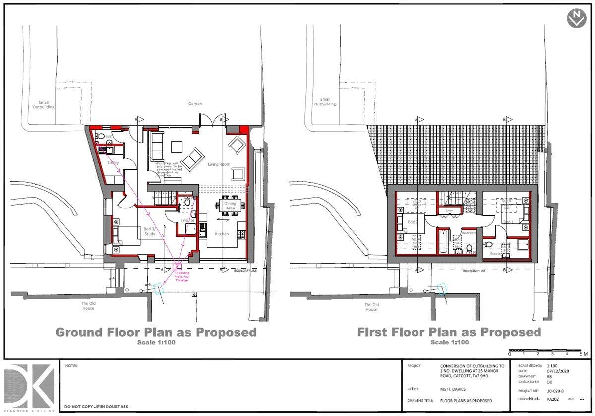 Lot 1 The Old House, Old School Lane, Catcott, Bridgwater, TA7 floorplan