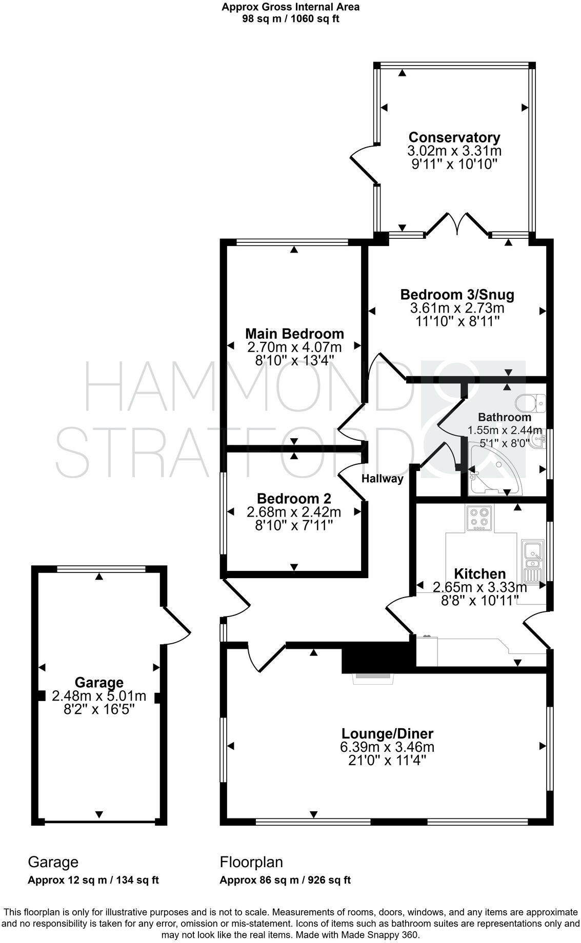 Arlington Gardens, Attleborough floorplan