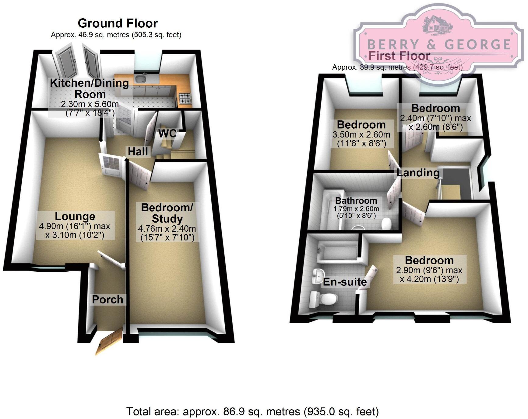 Halls Close, Radcliffe, M26 2AG floorplan