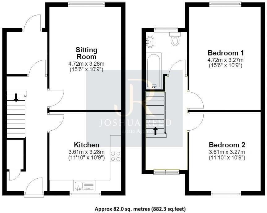 Gonville Crescent, Stevenage floorplan