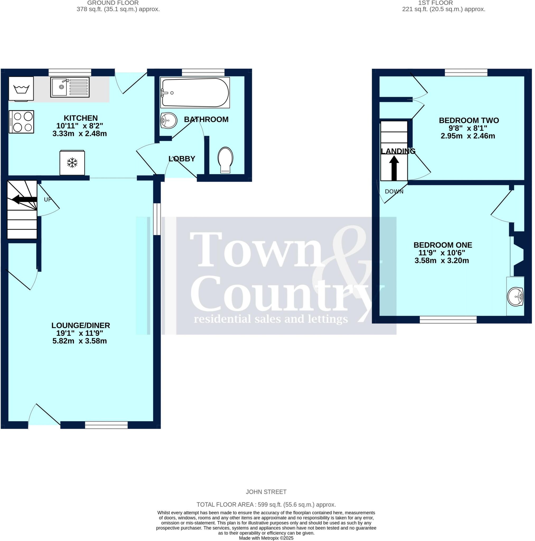 John Street, Brightlingsea, CO7 floorplan