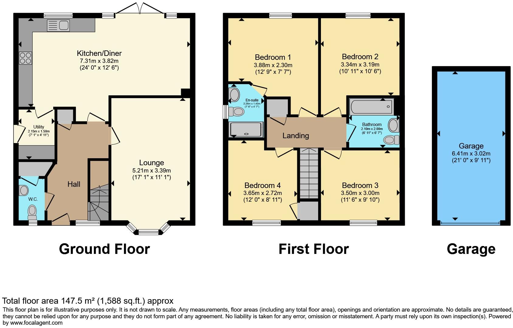 James Ancaster Avenue, Corby Glen, Grantham, NG33 floorplan