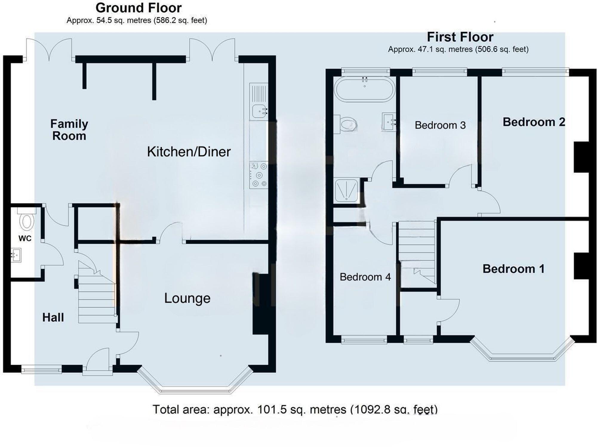 Bulkington Lane, Nuneaton, CV11 floorplan
