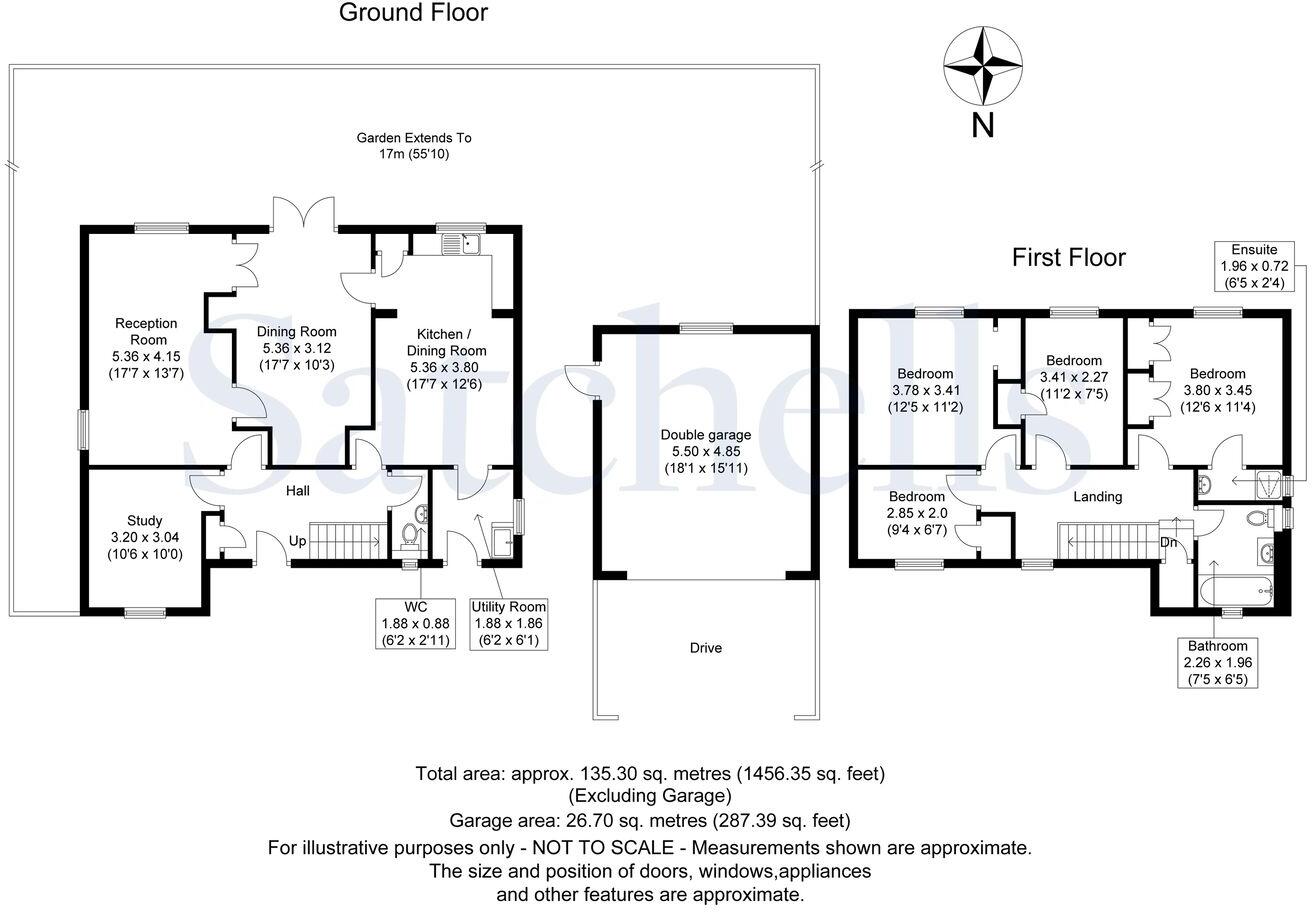 Greenway, Letchworth Garden City, SG6 floorplan
