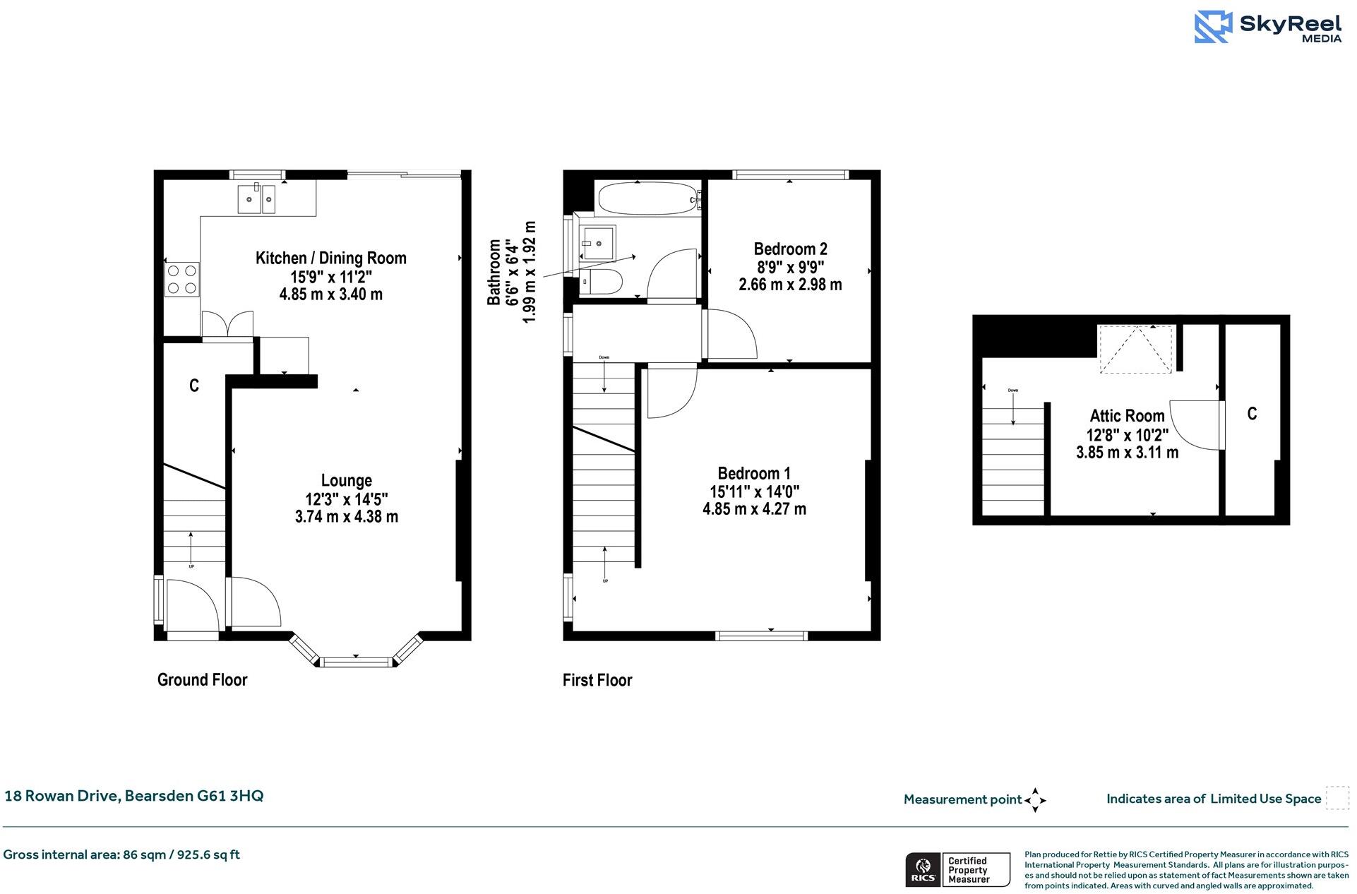 Rowan Drive, Bearsden floorplan
