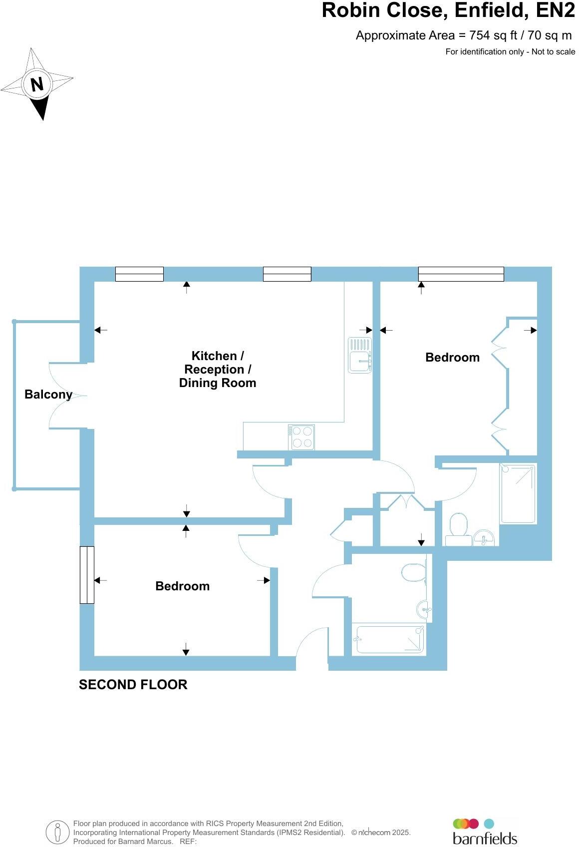Robin Close, Enfield floorplan