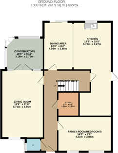 Healey Close, Rugby, CV21 floorplan