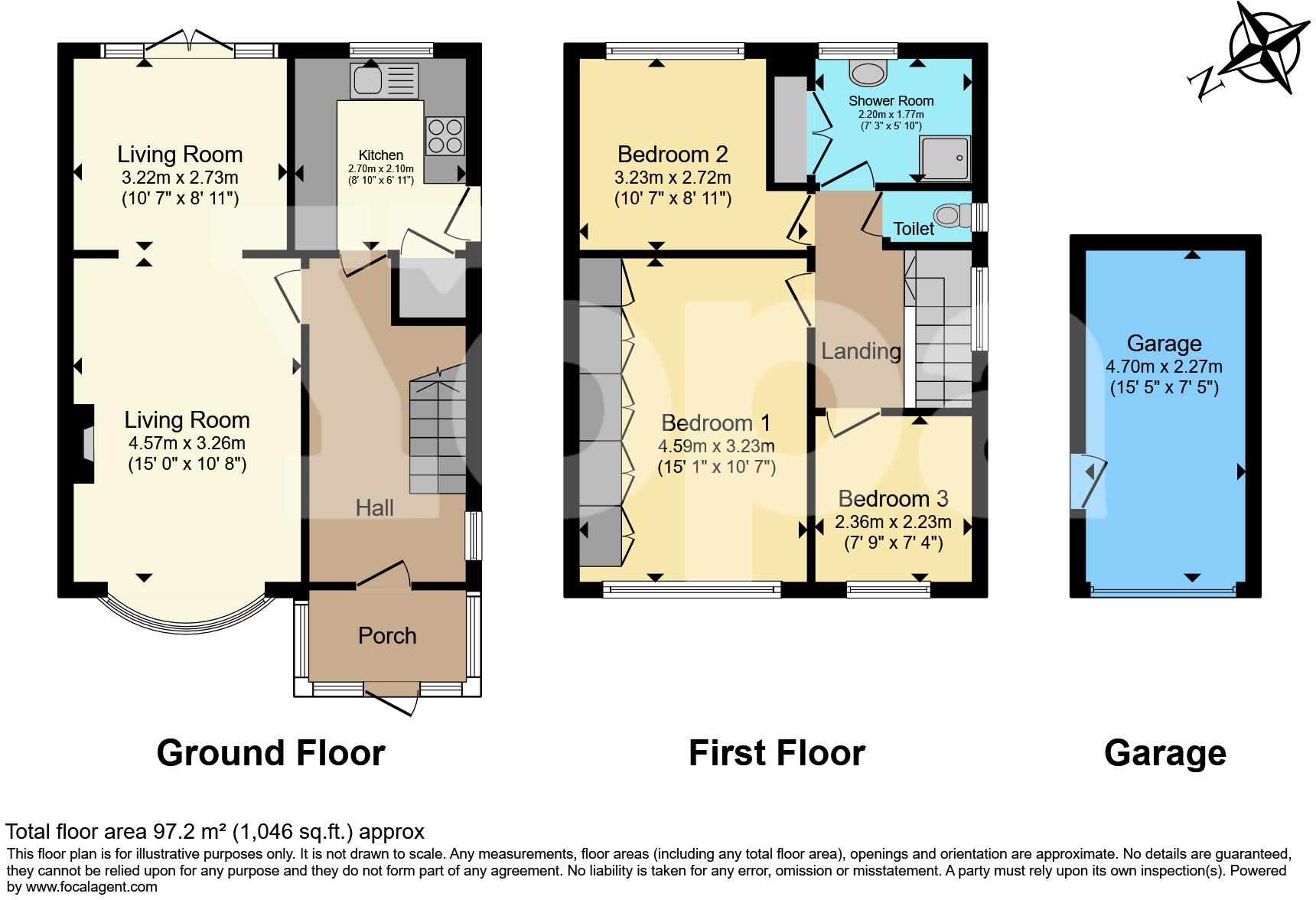 Miller Road, Gravesend, DA12 floorplan