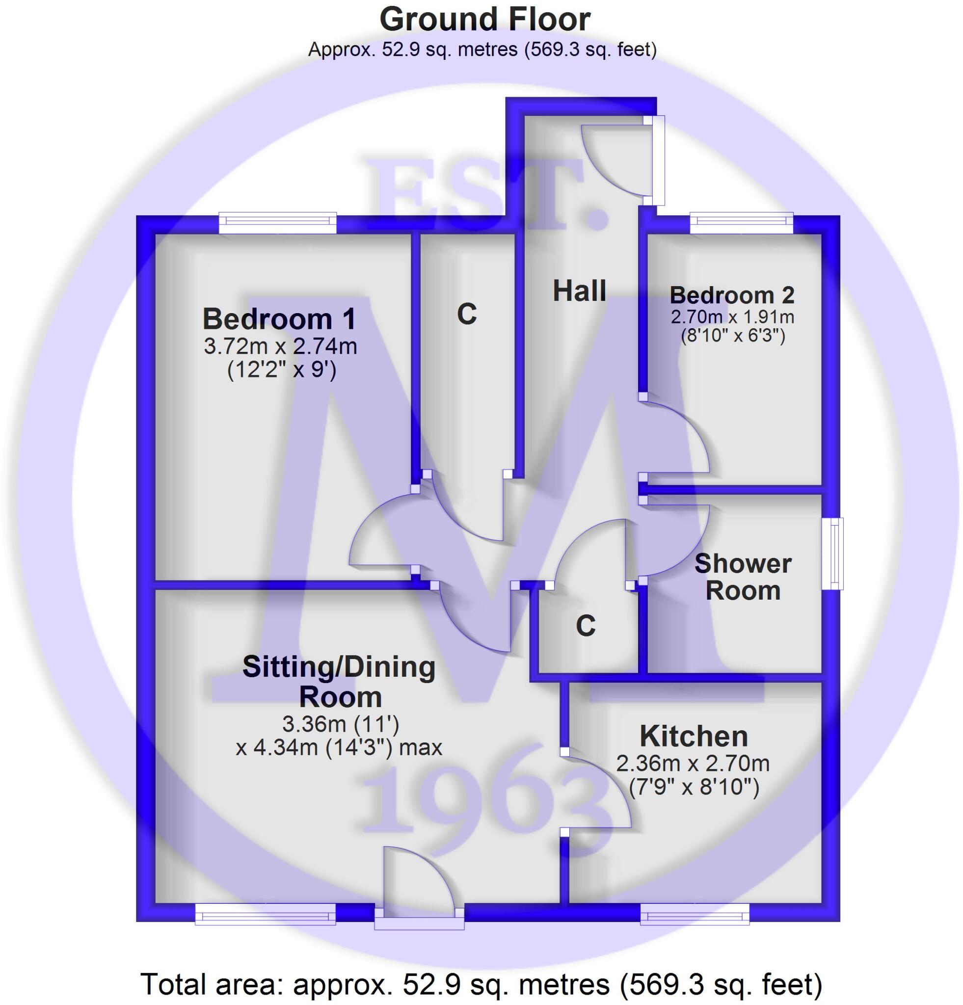 Floriston Gardens, New Milton, Hampshire, BH25 floorplan
