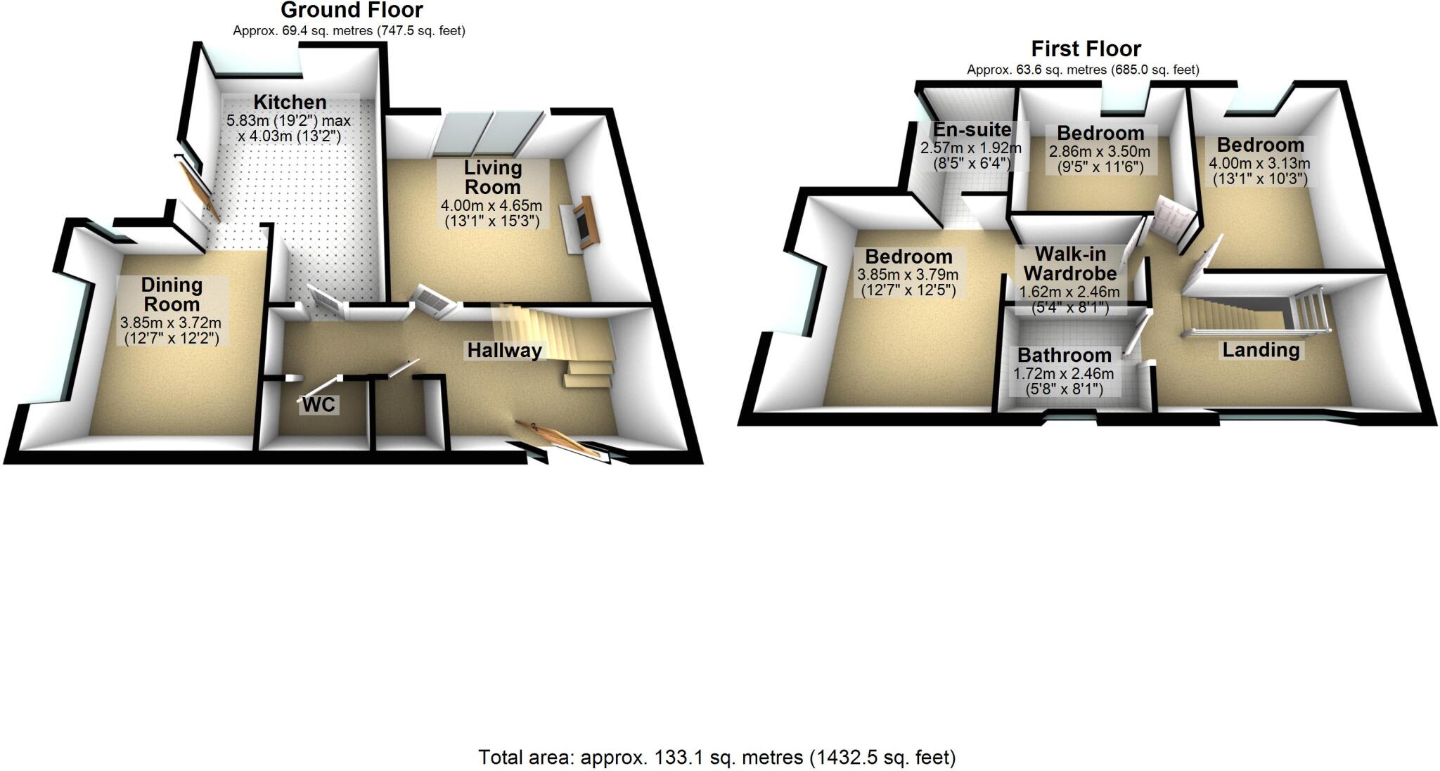 Calf Hey South, Rochdale, Greater Manchester, OL11 floorplan