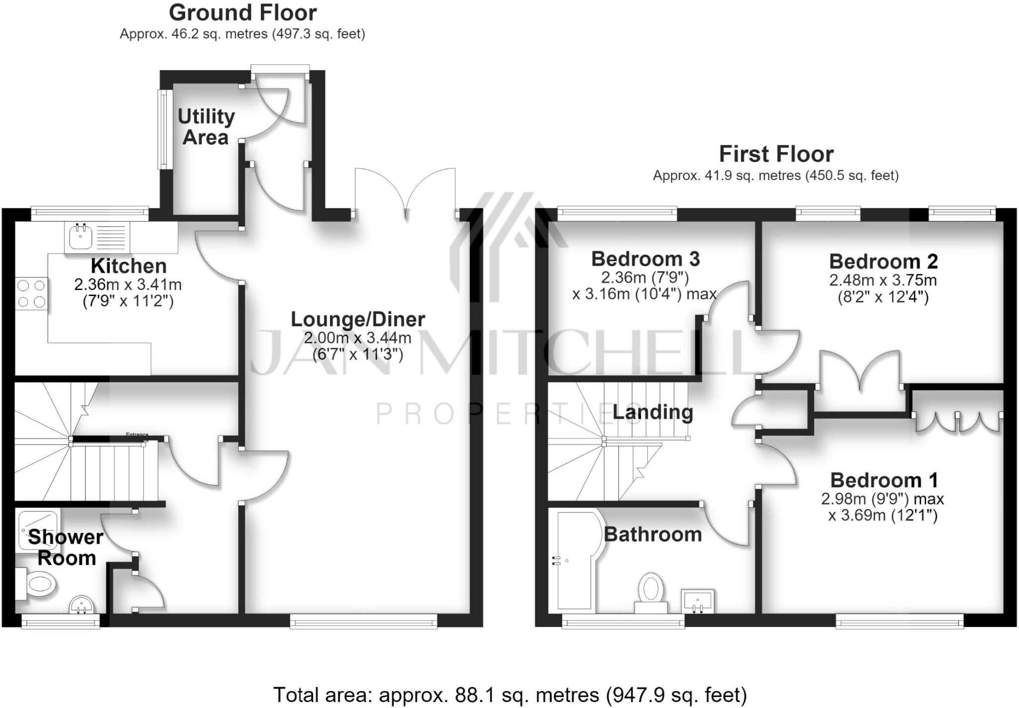 Blackthorn Close, Sunniside, Newcastle upon Tyne floorplan