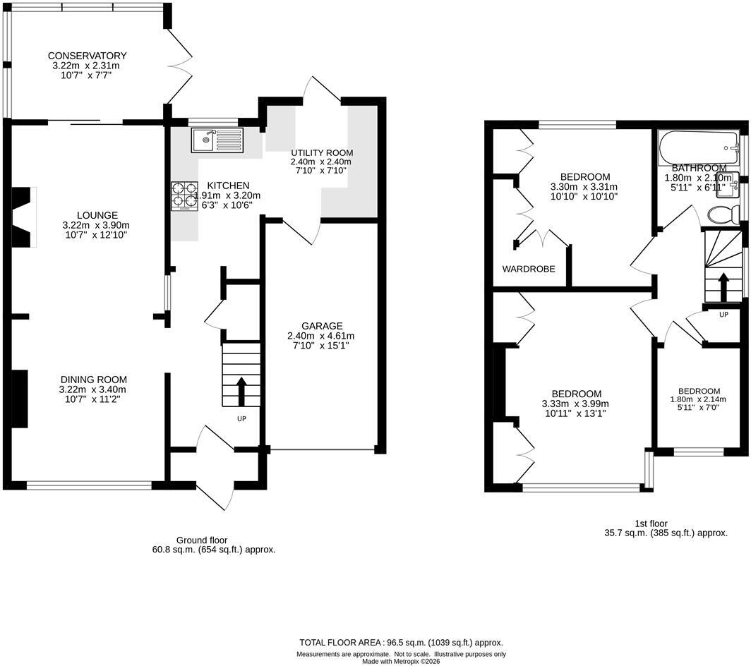 Temple Way, Sutton floorplan