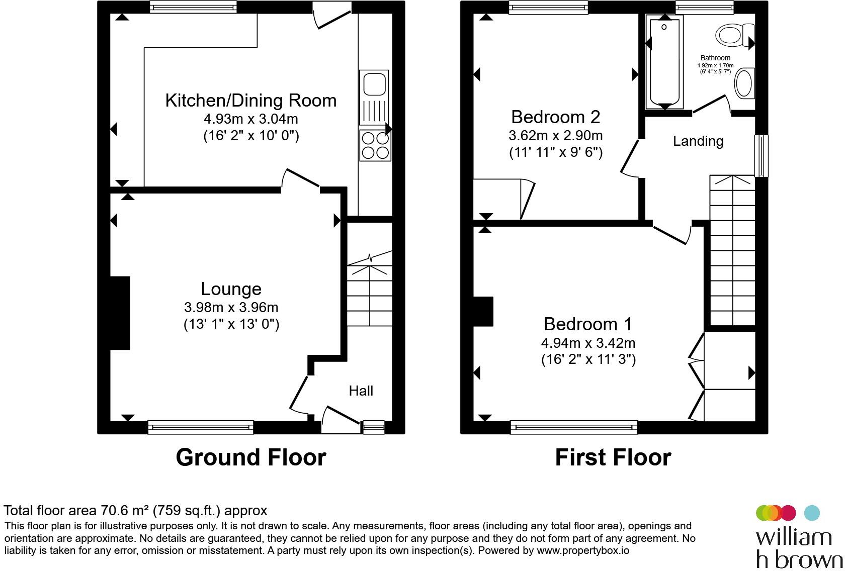 Hillside Avenue, Luddendenfoot, Halifax floorplan