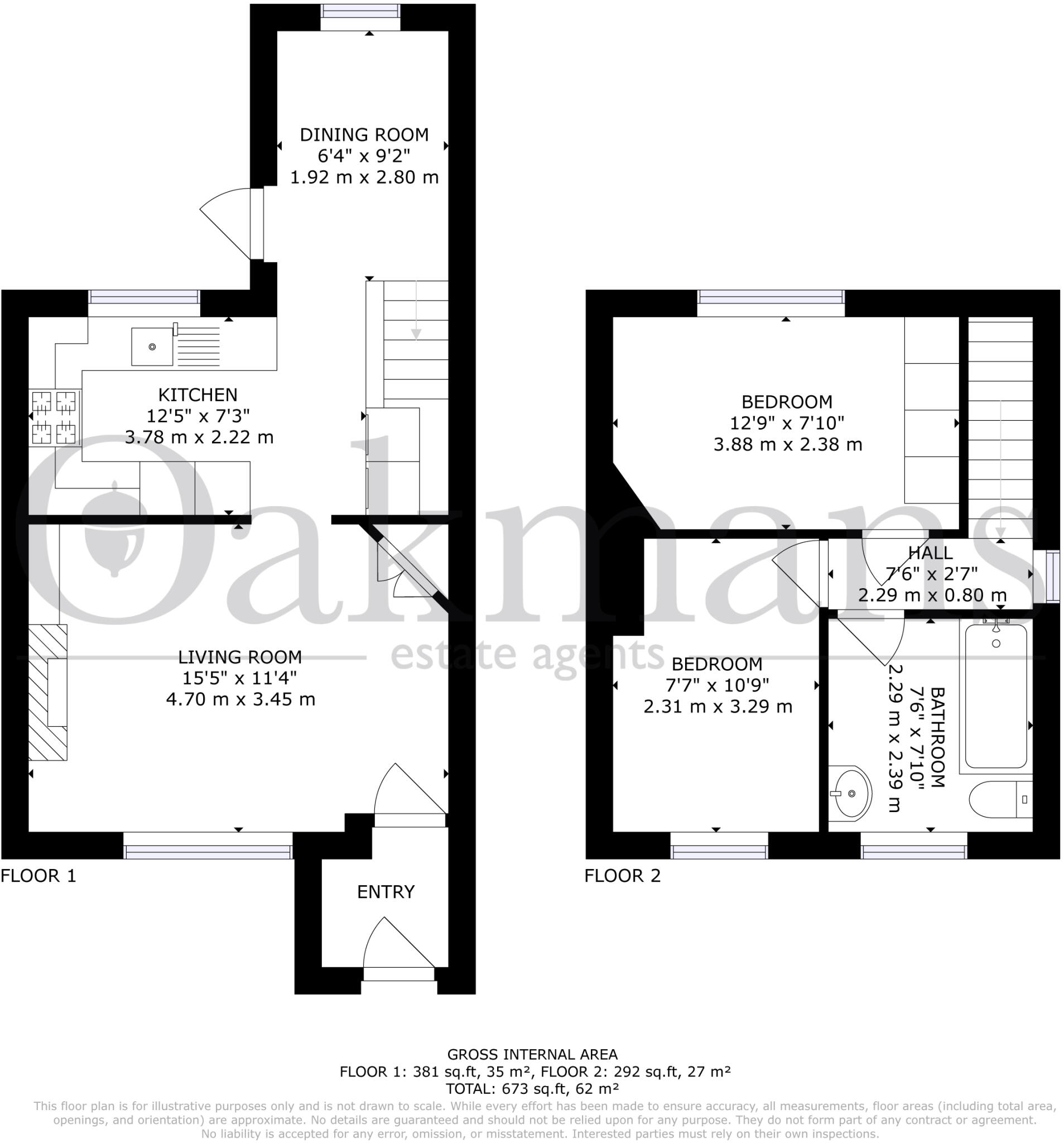 Pool Farm Road, Birmingham, B27 floorplan