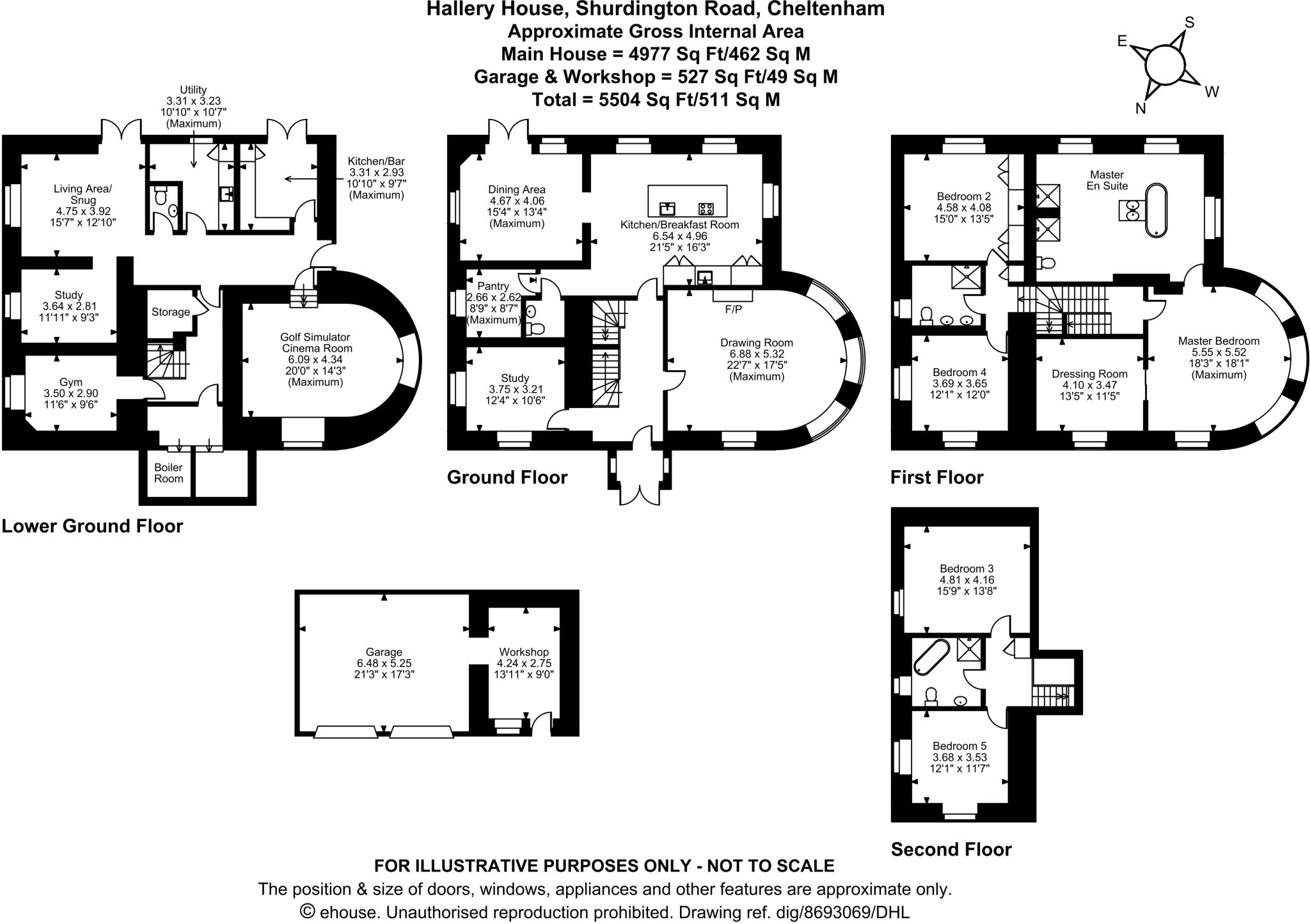 Shurdington Road, Cheltenham, Gloucestershire, GL53 floorplan