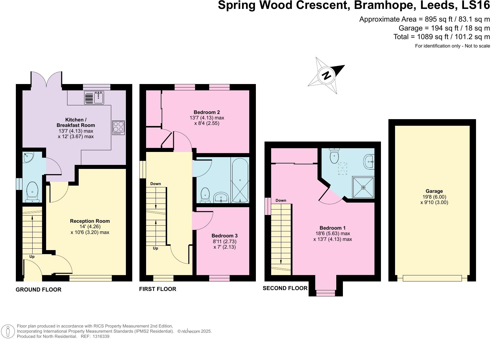 Spring Wood Crescent, Bramhope, Leeds, LS16 floorplan