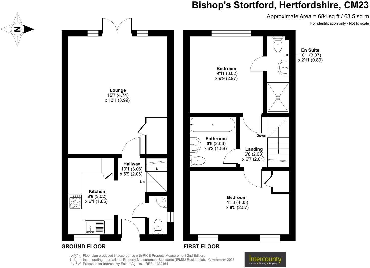 Cole Way, Bishop's Stortford, Hertfordshire, CM23 floorplan