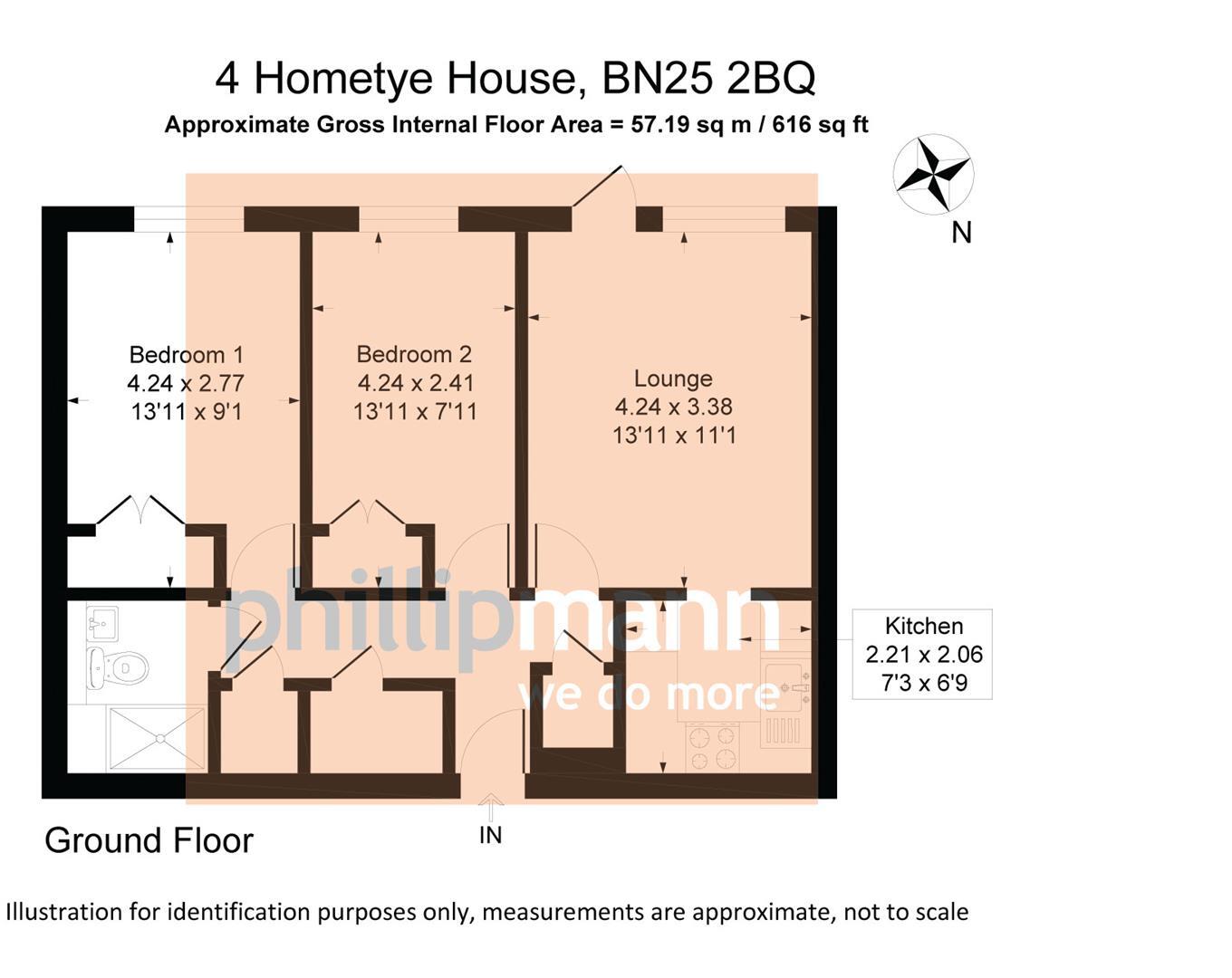 Claremont Road, Seaford floorplan
