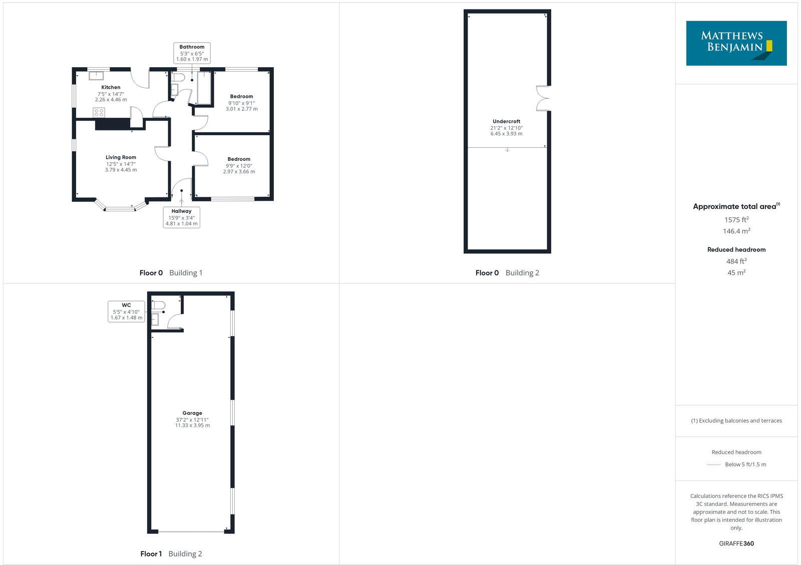 41 Thornthwaite Road, Windermere, Cumbria, LA23 2DN floorplan