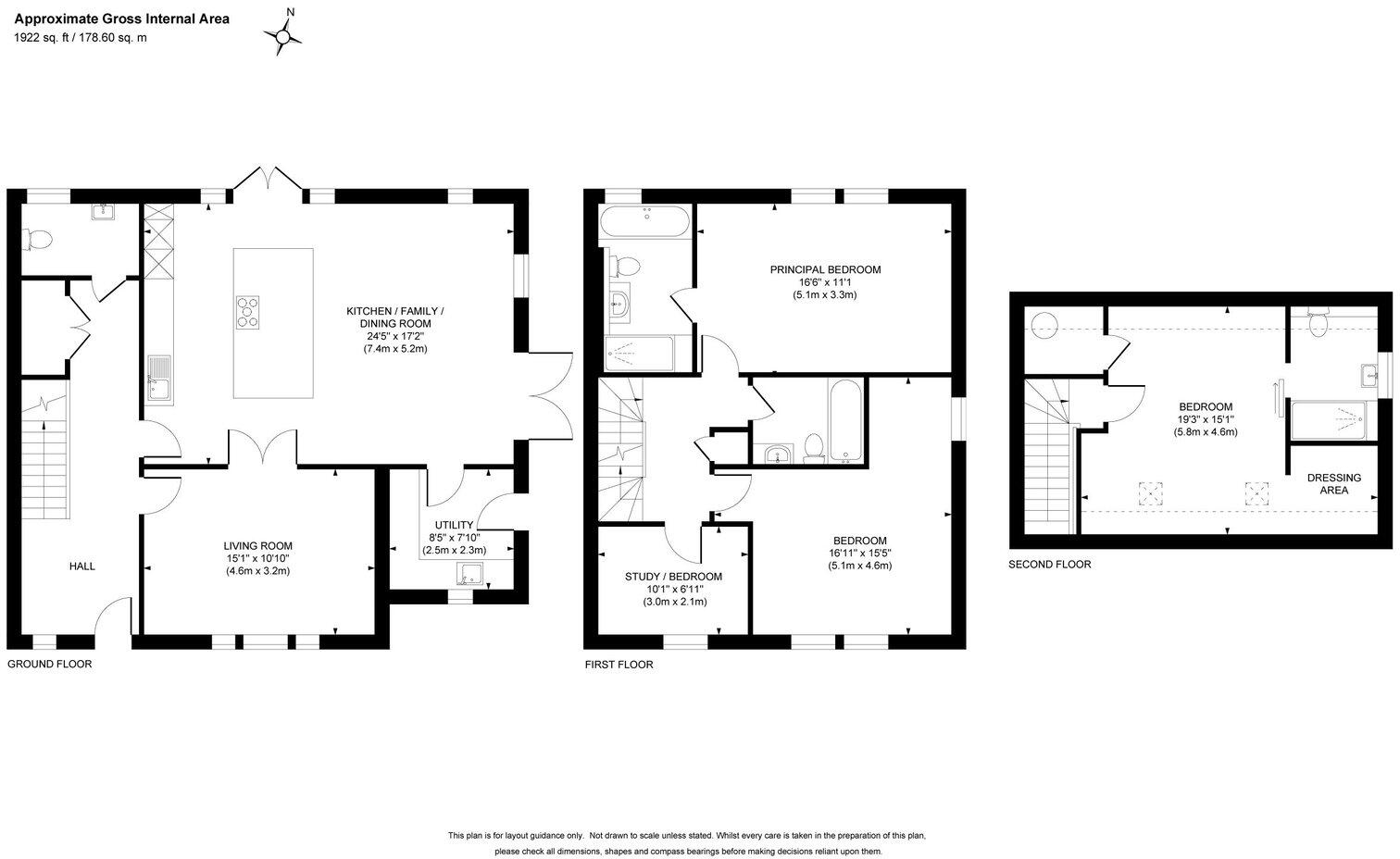 Paddock Grove Effingham KT24 floorplan