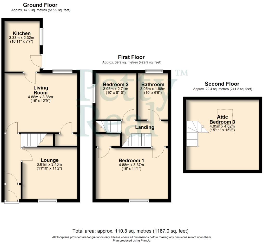 Skipton Road, Trawden floorplan