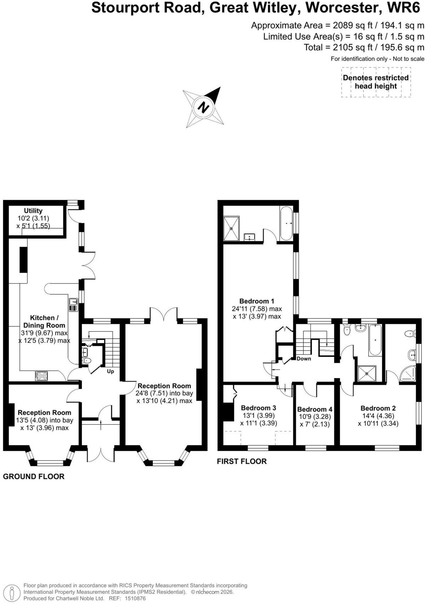 Stourport Road, Great Witley, WR6 floorplan