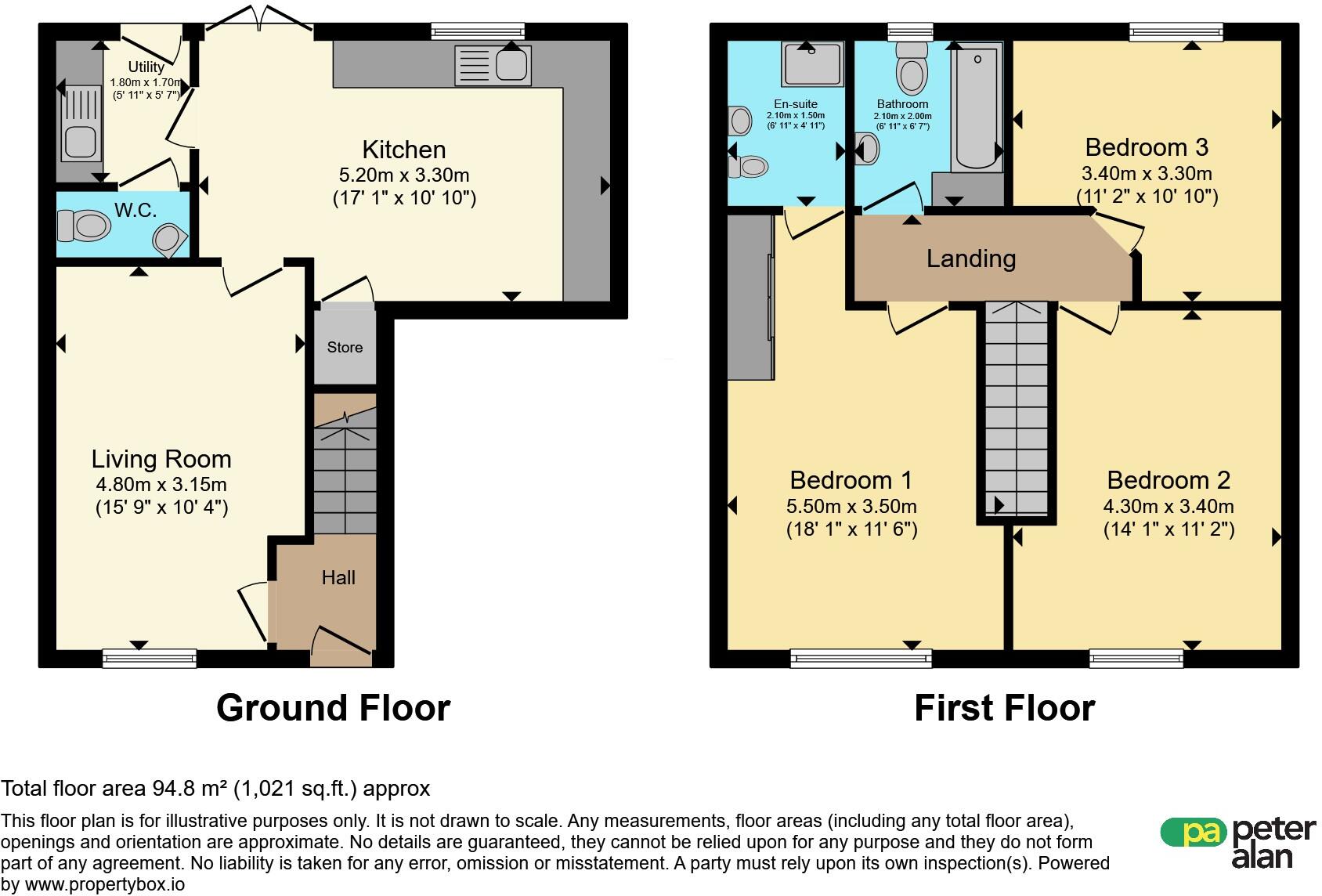 Rhodfa'r Rhyddwen, Caerphilly floorplan
