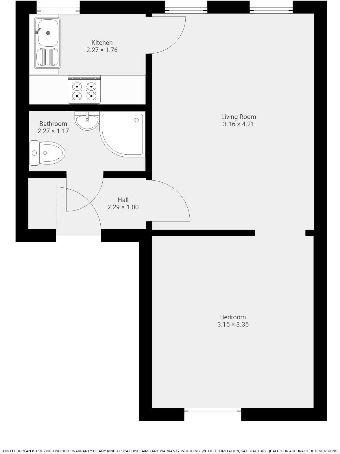 Apartment 1, 48 Aire Street, Goole, DN14 5QE floorplan