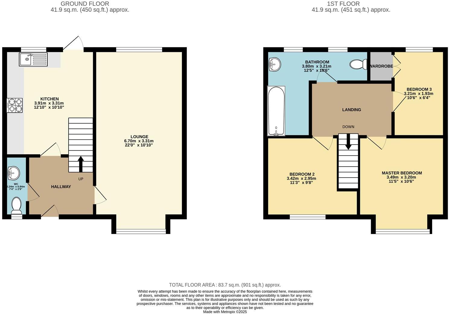 Barn Mead, Harlow floorplan