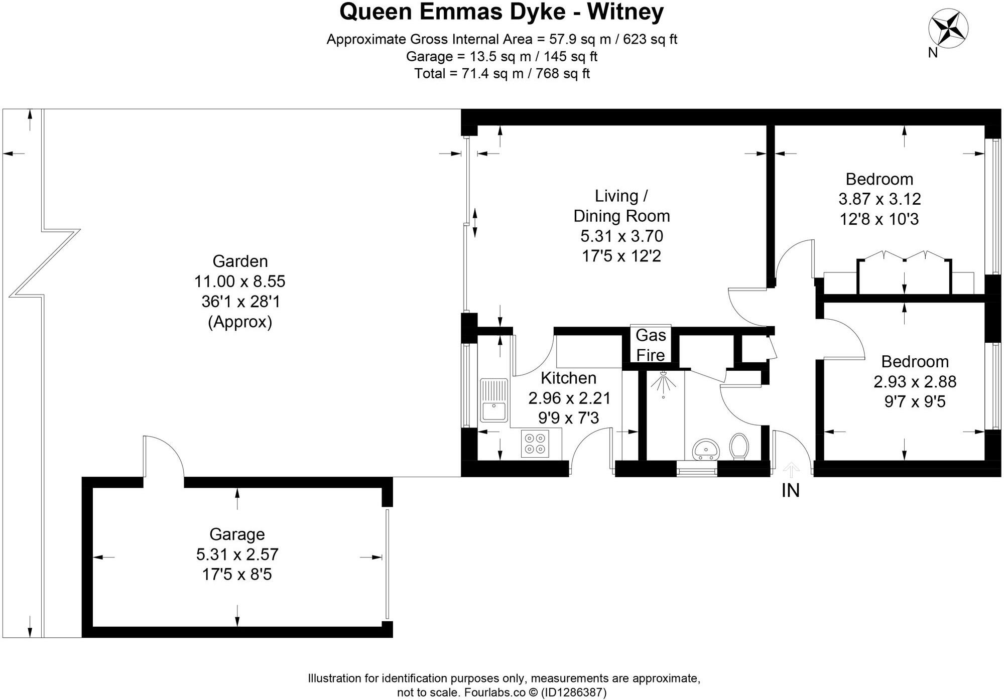Queen Emmas Dyke, Witney, OX28 floorplan