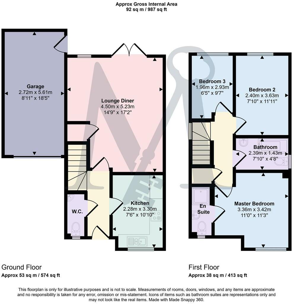 Eveden Close, Whitwick, Coalville floorplan